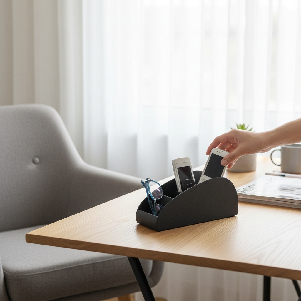 Modern Remote & More Organizer - View 3